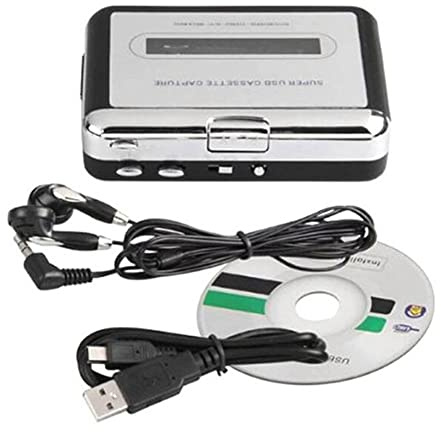 Dasertoe Replacement Cassette Player USB Cassette to MP3 Converter Capture Audio Music Player Tape Cassette Recorder