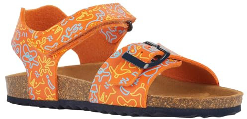 Geox J Ghita Boy B Sandales, Orange Marine, 24 EU