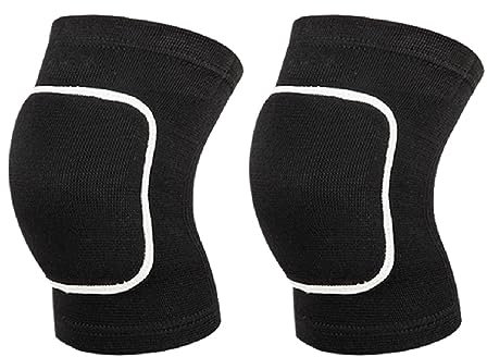 Tadipri Rodilleras De Baile Ligamentos, Crashproof Algodón Rodillera, Rodilleras Infantil Para Baile Ciclismo Correr Fútbol Volleyball Patinaje Esquí (Negro L)