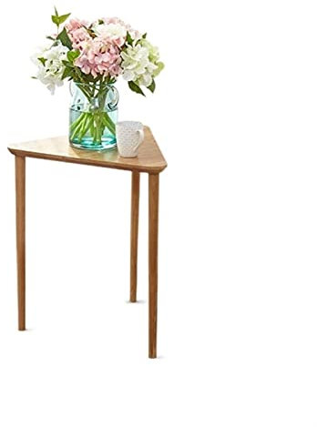 SilteD Couchtisch, dreieckiger Beistelltisch, moderner Holz-dekorativer Ecktisch, Zuhause, Wohnzimmer, Sofa, Seitendekoration, Kleiner Couchtisch, Schlafzimmer, Nachttisch, Beistelltisch Present