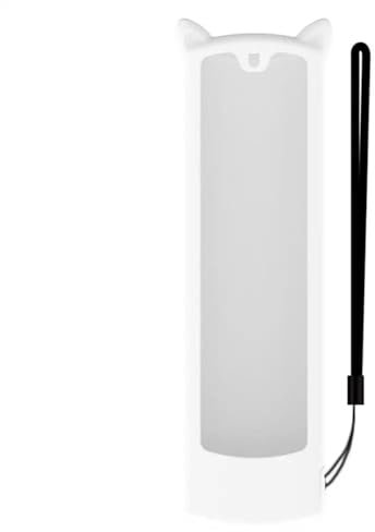 NAWVNMI Schutzhülle Aus Silikon Für Amazon Fire Tv Stick Lite, Stoßfest, rutschfest, Ersatzabdeckung, Fernbedienungszubehör, Sturzfest, Langlebig, Stoßfest, rutschfest, Beleuchtung, Weiß
