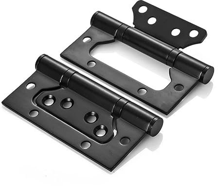 Homoyoyo Leises Türscharnier-paket 3 Stück 4 Zoll Stummes Flachscharnier Aus Edelstahl Untertürscharnier Tür-loseblatt Für Leises Sanftes Schließen Der Tür