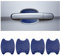 Adunsiaoto 4 Stück Auto Türgriff Schutzfolie, Universal Lackschutz-Folie für Auto-Griffschale/Griffmulde, Kratzfeste Schutzfolie, für die Meisten Fahrzeuge(Blau)