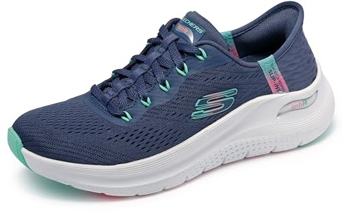 Skechers Women's Arch Fit 2.0 Easy Chic, Navy, 5 UK Wide