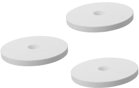 TEHAUX 3stücke Keramische Brennmatte Hitzebeständige Töpferei-unterlage Aluminiumoxid Kompakte Feuerfeste Matte Für Keramiken Für Töpferöfen Und Glasurarbeiten