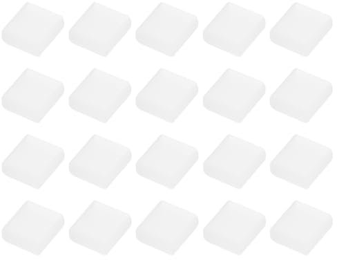 sourcing map 20pcs USB 2.0 Port Cap Cover Anti Dust Silicone Protector for USB Male USB Data Cable, Clear