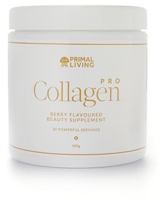 Collagen Beauty Powder – 345 g, 30 Day Supply, Daily Bovine Collagen for Skin Elasticity, Hair & Nail Strength, Joint Support – No Added Sugar, Natural Berry Flavour