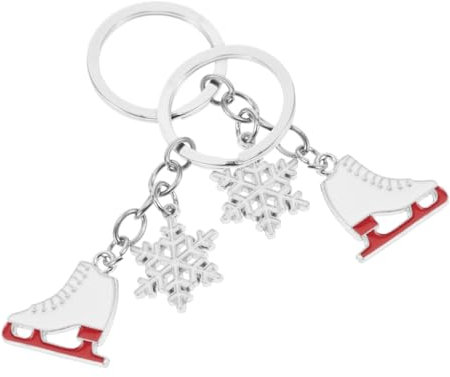 KICHOUSE 2stücke Rollschuh-schlüsselanhänger Für Diy Schlüsselanhänger Taschenverzierung Geschenk Für Eislauf-enthusiasten