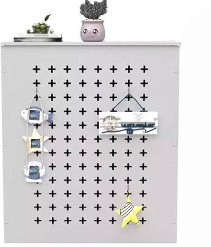 Cache-radiateur long en PVC pour animaux domestiques - 70 x 70 x 20 cm - Pour balcon, porte et salle de bain - Design élégant et sûr