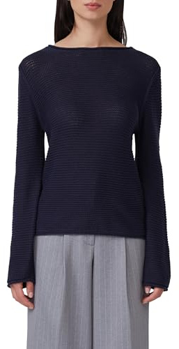 s.Oliver Strickpullover im Slim Fit mit Rollkanten