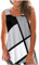 kahgkds Tank Top Damen Vintage Blumen Drucken Unterhemd Summer Rundhals Ärmellos Leibchen Frauen Lockere Passform Trägershirt Casual Sport T Shirt Bluse Trägertop(C Schwarz,XXL)