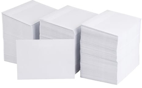 100 Stück Kuverts - Briefumschläge - C6 Kuvert ohne Fenster - weiß - selbstklebend - Papierumschläge für Rechnungen, Briefe, Einladungen, Grußkarten