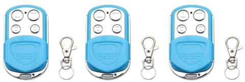 Pesfehhy 3 Mandos A Distancia Universales para Puerta de Garaje de 315 MHz, 315 Comandos de Puerta, Duplicador de Llaves, Transmisor Clon 4 en 1.