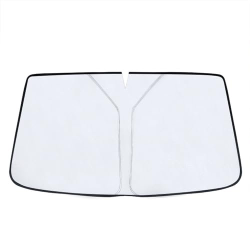 Auto Front Windschutzscheiben Sonnenschutz für e-C3 2024 2025+, Auto Sonne Visier, UV Schutz, Hitze Isolierung Zubehör,B Silver
