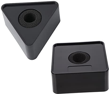 CONGARTENO 2 Stück Tragbare Mikrofon Logo Flaggen Quadratische Mikrofonmarkierung für Interviews Leichte Mikrofonstation für Rundfunk und Videoaufzeichnungen