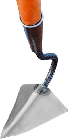 Dreieck Gartenhacke, Kohlenstoffstahl Unkrautentferner Edger Rasenwerkzeug, Unkrautabzieher Griff Hacke Zum Graben Jäten Hacken Losen Erde, 27x10x18/27x16x27cm