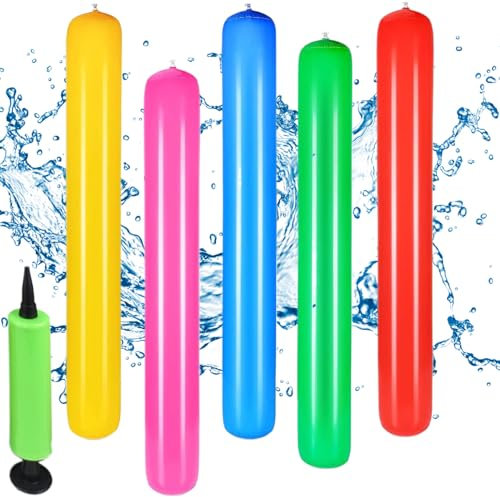 Frites De Piscine - Cinq Frites Aquatiques - Jouet Aquatique Flottant Portable pour Piscine Plage Lac Voyage et Sports Extérieurs