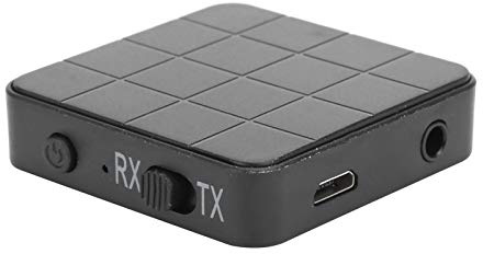 ZASCHMOY KN321 Bluetooth 5.0 -Sender/Empfänger, Tragbarer 2-in-1-Adapter, Kompatibel mit Heimfernsehern und Computern