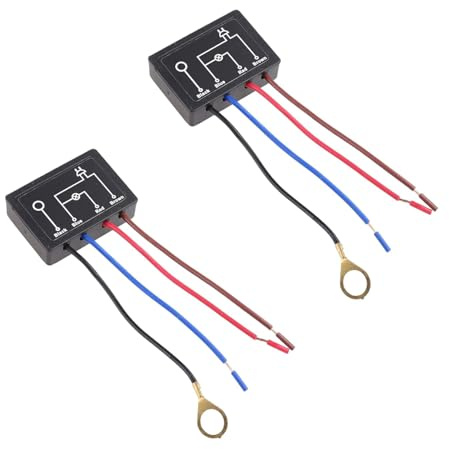 2Pcs Touch Lamp Control Module, Touch Lamp Sensor Replacement Kit, Lamp Touch Dimmer Switch 3 Way Dimming Function Touch, Lamp Switch Touch Dimmer Switch for Lamp Fit for Dimmable Bulbs