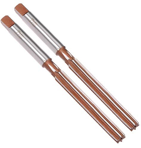 Sourcing Map H8 Bohrreibahle mit geradem Schaft, 6 Rillen, Handfräser