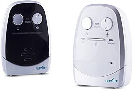 Nuvita 3013 Planet - Baby Monitor Audio Digitale - Tecnologia Green TULE – Allarme con Basso Livello di Emissione Onde – Carica USB – Raggio di 600 metri – Design Italiano