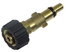 PremiumPlus!+ Adapter Bajonett auf M22 IG für Hochdruck-Pistolen von KEW Nilfisk-Alto (Hobby) C E P Serie auf Kärcher Kränzle Zubehör mit M22 AG von ONE! - Made in Germany.