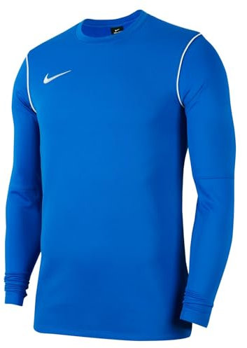 Nike Herren Langarm Shirt Dry Park 20 Crew, Royal Blue/White/White, L, BV6875-463