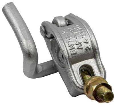 GeZu Impex® Absteifkupplung für 48 mm Rohre, Kupplung mit Haken SW 22, Gerüstkupplung, Gerüstschelle