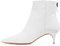 Lutalica W Stivaletti da donna eleganti a punta con tacco basso a spillo, con cerniera, per autunno e inverno, bianco, 38 EU