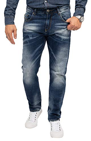 Indumentum Jeans Herren Hose Regular Fit Denim | Herrenjeans mit geradem Bein, lange Jeanshose für Alltag und Freizeit