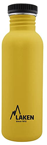 BS75AM Bot. ac. inox Basic 750ml - Amarillo