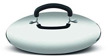 Lagostina Coperchio in Acciaio Inox 18/10, Grigio e Nero, Grigio, Diametro 14 cm