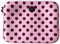 Rocío Peralta - Funda para Portátil de 13 Pulgadas - Estampado de Lunares Granates - Ideal para Proteger tu Ordenador - Fácil de Transportar - Evita Golpes y Suciedad