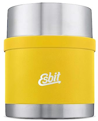 Esbit Sculptor Stainless Steel Thermal Food Container, BPA , Silver, Black & More, 500ml, 750ml & 1 Litre Food Container for Hot & Cold Food, Soups and Salads, School & Work