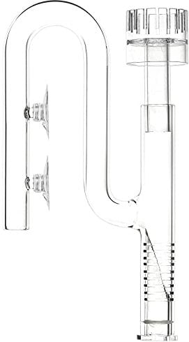 JARDLI Mini Lily Pipe Inflow with Surface Skimmer for Nano Aquarium (17mm for 16/22mm (5/8'' i.d.) tubing)