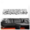 Grandora Wandsticker Wandtattoo Spruch arabisch Allah der Barmherzige I schwarz (BxH) 100 x 22 cm I Gott Islam Flur Wandspruch Wohnzimmer Aufkleber W5589