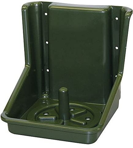 Doblit Mineral Stone Lick and Supplement Feeder Wall Mounted Shatter Resistant Holds Various Round and Square Mineral Stone Licks