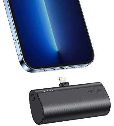 VEGER 5000mAh Mini Power Bank,20W Fast Charging Portable Charger Battery Pack Compatible with iPhone 14/14 Pro/14 Pro Max/14 Plus/13/12/11 and More