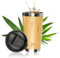 Robin Goods® Gobelet en acier inoxydable et bambou - tasse de 450 ml - tasse de camping avec couvercle - incassable et sans BPA (1 pièce - 450 ml)