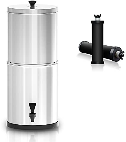 Lixada Schwerkraft-Wasserfiltersystem, Wasserfiltrationseimer für Zuhause, Outdoor, Camping, Wandern, Notfallvorbereitung