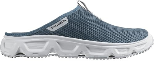 Salomon Reelax Slide 6.0 Zuecos Confort Hombre con Suela Goma EVA Amortiguada para Más Comodidad, Transpirable para Pies Cansados, Blue Ashes, 42 2/3