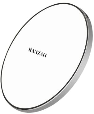 Ranzah Wireless Charger for iPhone 16,15,14,13 Pro Max/12/11/Xs Max/XR/X/8 Plus/8,15W Max Fast Charging Pad for Samsung Galaxy S22/S21/S20/S10/S9/S8/S7 Note 9/8/Huawei P30 Pro,5W All Qi-enabled Phones