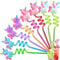 YOUYIKE 8 pcs pailles enfants reutilisables, Licorne Straws Spirale, pailles réutilisables, Pailles en Licorne pour les Enfants, pour fête d'anniversaire d'enfants, Décoration de Table Fête