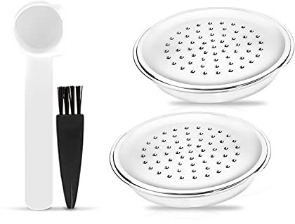 INEOUT Capsules De Café en Acier Inoxydable Compatibles avec Les Outils De Filtre À Café Rechargeables for Machine À Café Philips Senseo (Color : Light Yellow)