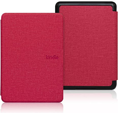 Custodia per Kindle Paperwhite 10a generazione-2018, custodia sottile in pelle PU Smart Auto Wake/Sleep Cover adatta solo al nuovo Kindle Paperwhite 10a generazione 2018 (modello n. PQ94WIF),red