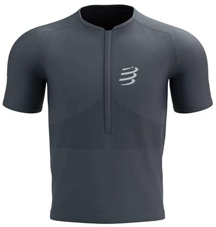 COMPRESSPORT Camiseta de Manga Corta Marca Modelo Trail Half-Zip Fitted SS Top