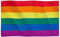 Runesol Bandera del Orgullo Arcoíris, 91x152cm, 3ft x 5ft, 4 Ojales, Ojal en Cada Esquina, Bandera del Orgullo Gay, Bandera LGBT+, Bandera del Orgullo, Banderas Premium, Exterior, Colores Vívidos