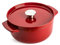 KitchenAid Cast Iron Cocotte in Ghisa Smaltata con Coperchio, Ø 22cm, Rotonda, 3,3L, 4,5kg, Alta Qualità e Durevole, Cuocere, Friggere, Senza PFAS, Induzione,Manico Ergonomico,Forno 260°C,Rosso Impero