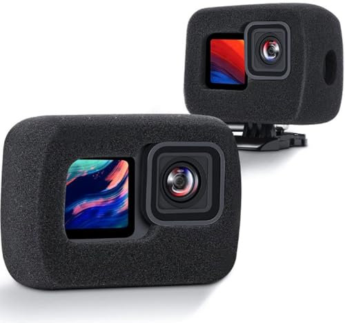 Housse en mousse Windslayer pour GoPro Hero 12/11/10/9 - Noir - Réduction du bruit - Pour Go Pro Slayer