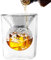 XIAOXIAOYU Bicchiere da degustazione da Golf, 200 ml, Tequila con di Golf in Rilievo, all'Interno Trasparente, per Vodka, Bicchieri da Whisky, Divertenti Regali da Golf per Uomini